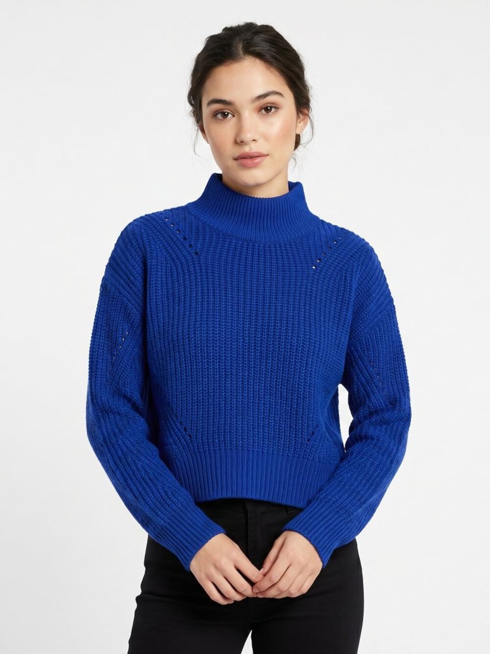 *No Boundaries Blue Turtleneck Sweater